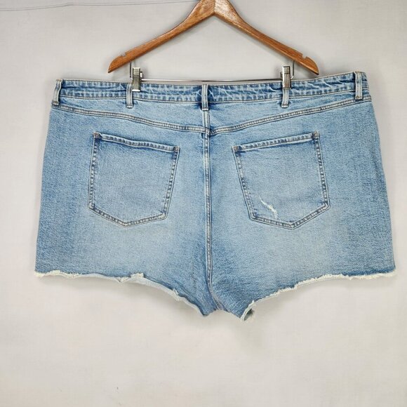 torrid Cut Off Denim Shorts Women's 26 Light Wash High Rise Stretch Comfort - Picture 2 of 8